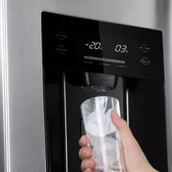 یخچال فریزر ساید بای ساید اتوماتیک ایکس ویژن مدل S7 رنگ نقره ای