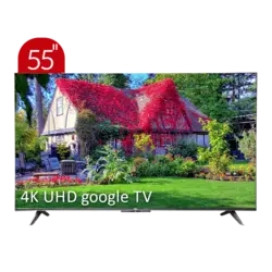 تلویزیون مدل P635 سایز 55 اینچ تی سی ال UHD 4K هوشمند google TV