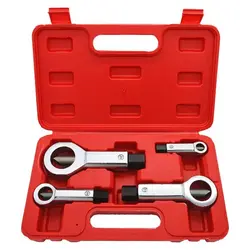 ست 4 عددی مهره برHeavy Duty Nut Splitter Broken Damaged Nut Removal Splitting Tools by KAKO (4 Pack)