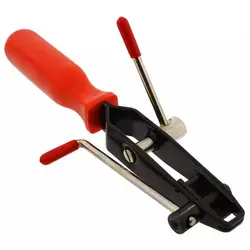 انبر بست جمع کن گردگیر پلوس با کاترCV Joint Clamp Banding Install Tool, Professional Non-slip Ear Type CV Joint Boot Clamps Pliers CV Joint Boot Tool(Cut-off Pliers)