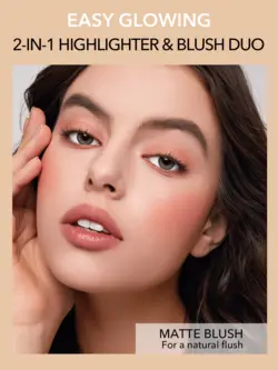 پلت رژگونه و هایلایتر 2در1 شیگلم