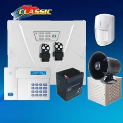 ست کامل دزدگیر کلاسیک با تلفن کننده سیم کارتی با 2 چشمی