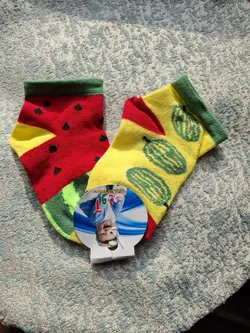 جوراب هندوانه نوزاد جوراب شب یلدا بچگانه