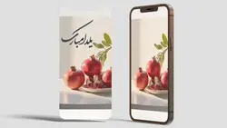 تصویر طرح استوری انار ویژه شب یلدا - ایران پیک | پیکفری