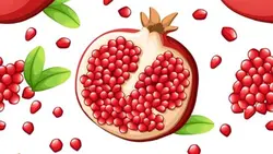 وکتور پترن انار شب یلدا - ایران پیک | پیکفری