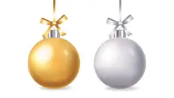 وکتور تصویرسازی توپ آویز کریسمس - ایران پیک | پیکفری