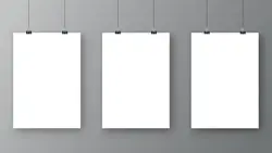 وکتور مجموعه کاغذ و برگه آویز با گیره - ایران پیک | پیکفری