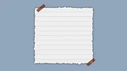 فایل لایه باز برگه و کاغذ پاره شده - ایران پیک | پیکفری