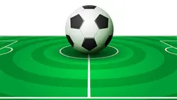 وکتور توپ و زمین فوتبال - ایران پیک | پیکفری