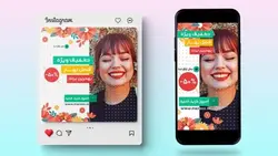 فایل لایه باز بنر پست و استوری تخفیف ویژه فصل بهار - ایران پیک | پیکفری