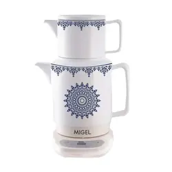 چاي ساز ميگل مدل GTS112.03 سمرقند سفيد آبي - شهر لوازم خانگی اصفهان