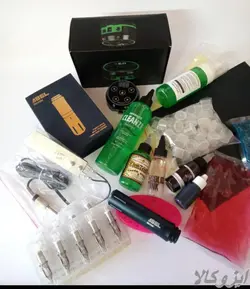 تاتو بدن لوازم اورجینال پک کامل