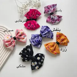 پاپیون گلدار متوسط/سنجاق پاپیونی