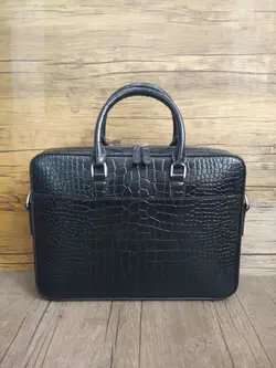 کیف دیپلمات ، لپ تاب و اداری چرم گاوی فوق باریک i-118 ایزاکو