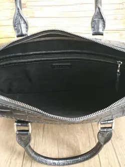 کیف دیپلمات ، لپ تاب و اداری چرم گاوی فوق باریک i-118 ایزاکو