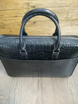 کیف دیپلمات ، لپ تاب و اداری چرم گاوی فوق باریک i-118 ایزاکو