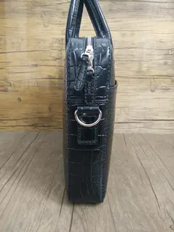 کیف دیپلمات ، لپ تاب و اداری چرم گاوی فوق باریک i-118 ایزاکو