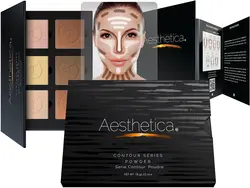 پالت کانتور پودری از برند استازیا aesthetica pressed powder contour kit