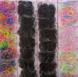 کش چهل گیس ضخیم رنگی و مشکی کارتی (10 عددی)