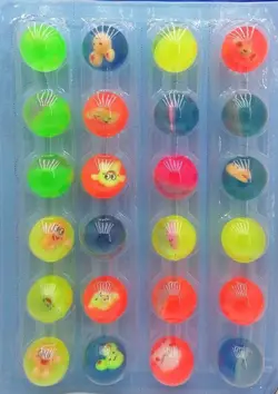 توپ شیطونک ژله ای عروسکی متوسط (24 عددی)