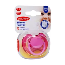 پستانک ارتودنسی 0-6 ماهگی baby land کد 387
