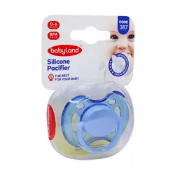 پستانک ارتودنسی 0-6 ماهگی baby land کد 387