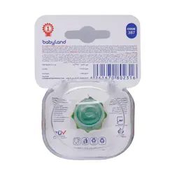 پستانک ارتودنسی 0-6 ماهگی baby land کد 387