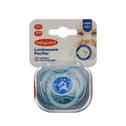 پستانک فندقی شب تاب بیبی لند کد 480 مناسب 0 تا 6 ماه