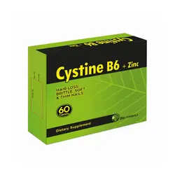 قرص سیستین ب6 زینک بایو فرمولا بسته 60 عددی