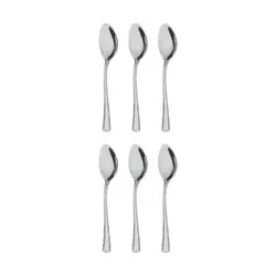 قاشق مربا خوری صنايع استيل ايران مدل مودنا بسته 6 عددی 