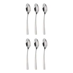 قاشق مربا خوری داماس استیل مدل فلورا بسته 6 عددی