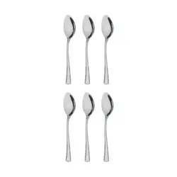 قاشق مربا خوری صنايع استيل ايران مدل مودنا بسته 6 عددی *742