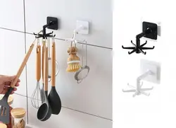 آویز کفگیر و ملاقه دیواری مدل چرخشی