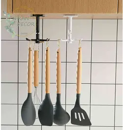 آویز کفگیر و ملاقه دیواری مدل چرخشی