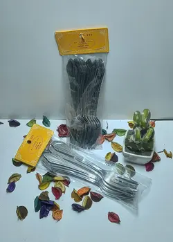 چنگال غذا خوری استیل12عددی خارجی