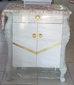 میزچرخ خیاطی و اتو چوبی