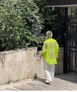 کیمونو پولک دوزی گلدوزی ترک طرح زر ۲ اورجینال برند orfeo negro