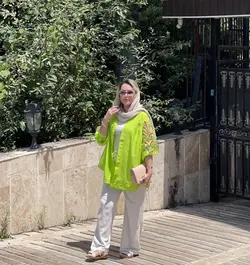 کیمونو پولک دوزی گلدوزی ترک طرح زر ۲ اورجینال برند orfeo negro