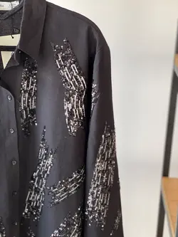 شومیز پولک دوزی گلدوزی ترک اورجینال مانیا