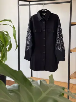 کت گلدوزی پولک دوزی ترک اورجینال طرح فرح