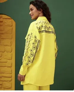 کت گلدوزی پولک دوزی ترک اورجینال طرح فرح