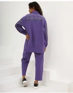 کت گلدوزی پولک دوزی ترک اورجینال طرح فرح