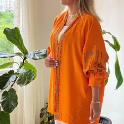 رویه پولک دوزی گلدوزی ترک اورجینال طرح مینا ۲