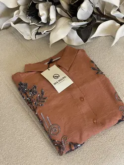 شومیز گلدوزی پولک دوزی ترک اورجینال طرح صنم