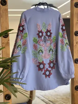 رویه، پولک دوزی ترک طرح دریا