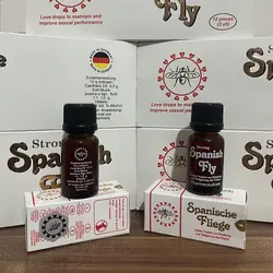 قطره اسپانیش فلای گیاهی دوز 5 جعبه سفید المانی محرک فوری بانوان Spanish fly