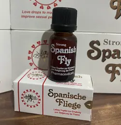 قطره اسپانیش فلای گیاهی دوز 5 جعبه سفید المانی محرک فوری بانوان Spanish fly