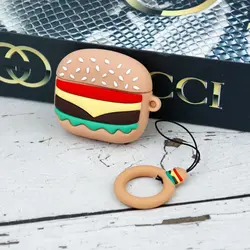 محافظ AirPods 3 سیلیکونی همبرگر Silicone Protective For Airpods 3 Case