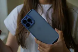 قاب دور رنگی محافظ لنز دار KWI-NI برای Iphone14