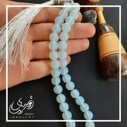 تسبیح سنگ طبیعی 33 دانه اوپال